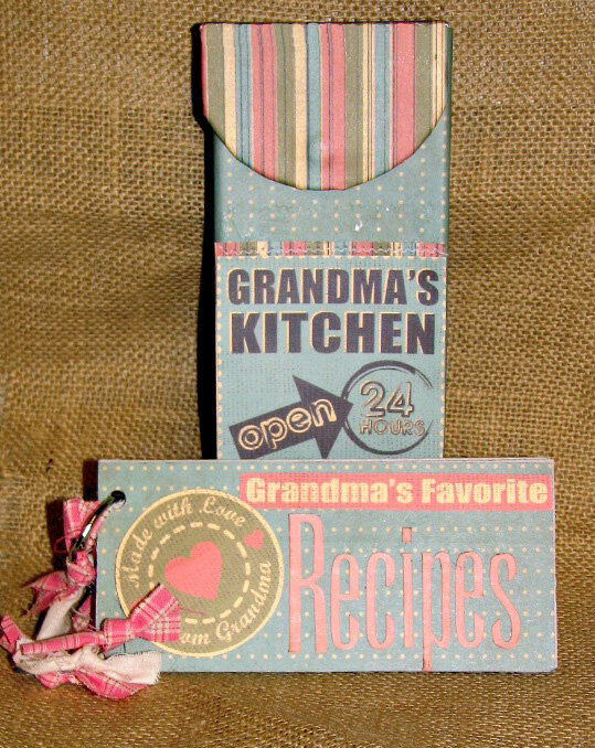 Grandma&#039;s Kitchen Recipe Box- Rusty Pickle