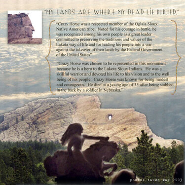 Crazy Horse Memorial {2 pages}