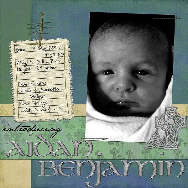 Introducing Aidan Benjamin...