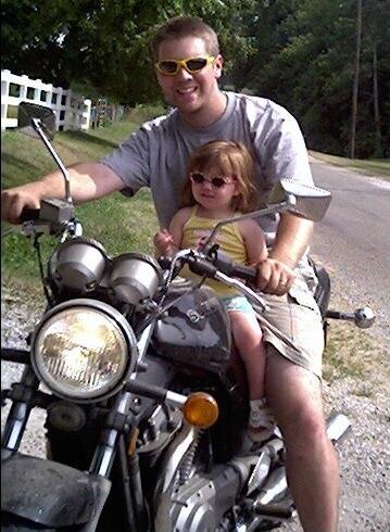 Daddy&#039;s motorcycle girl