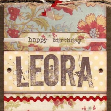 Happy Birthday Leora!!!