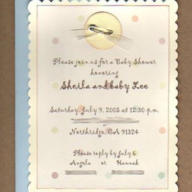 Baby Shower Invitation