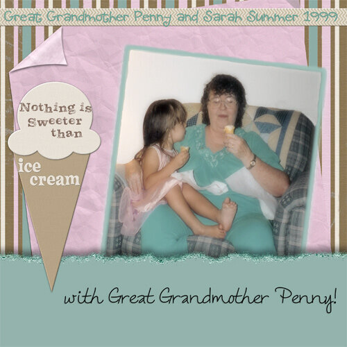 Ice Cream with GGrandmother