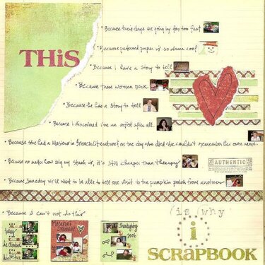 This is why I scrapbook