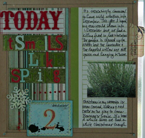 Journal Your Christmas Day 2 *Smells like spring*