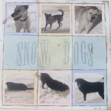 scrapvivor wk3 - snow dogs - daniellle