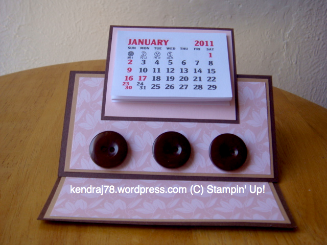 Blushing Bride Mini Calendar