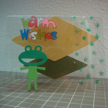 Warm Wishes Frog Card