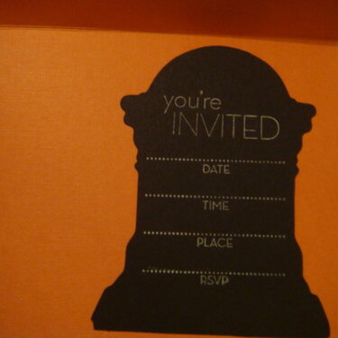 Inside of invitation