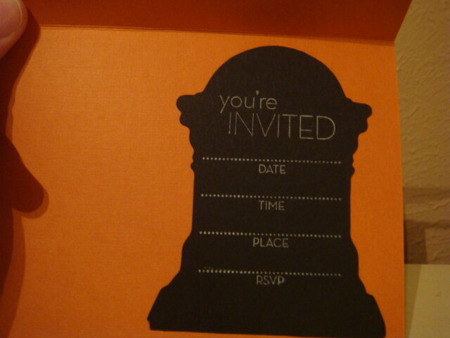 Inside of invitation
