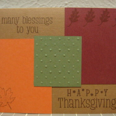 Thanksgiving card