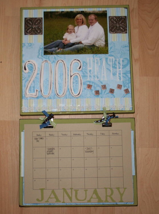 Heath Family Wall Calendar