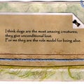 Dog Swap Matted Quote
