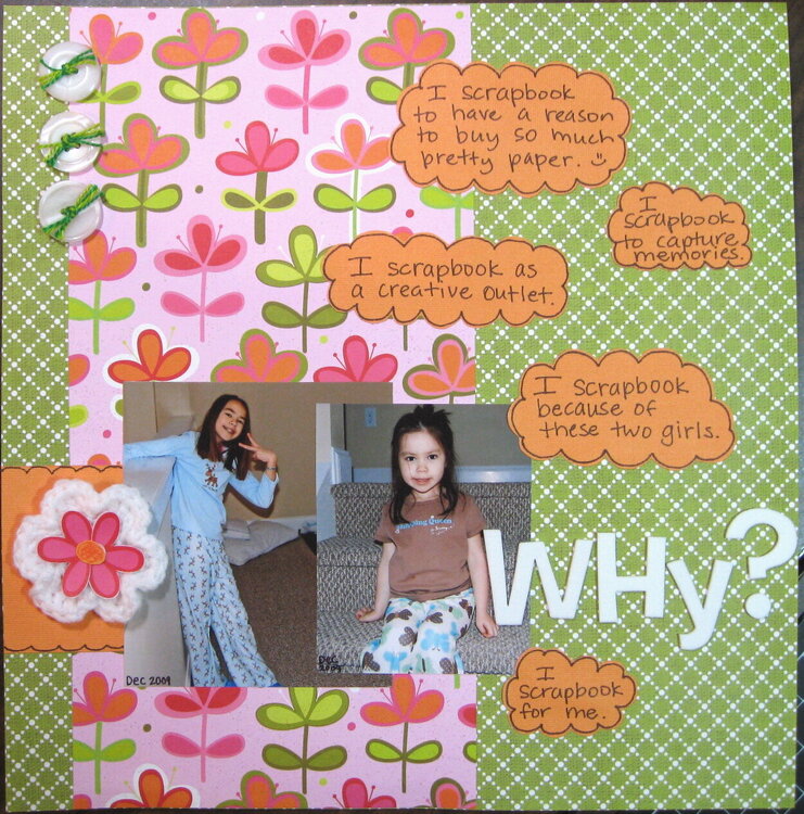 Why I Scrapbook - NSD All Day Challenge