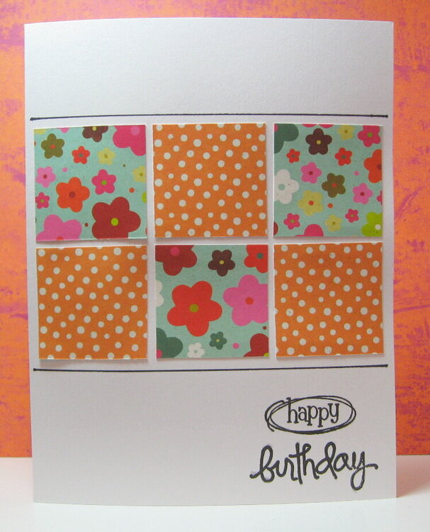 birthday card