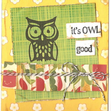 It&#039;s owl good