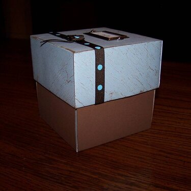 Father&#039;s Day Scrapbook Box