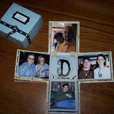 Father&#039;s Day Scrapbook Box