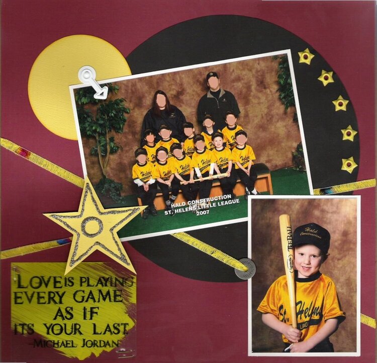 Alex&#039;s T-ball year