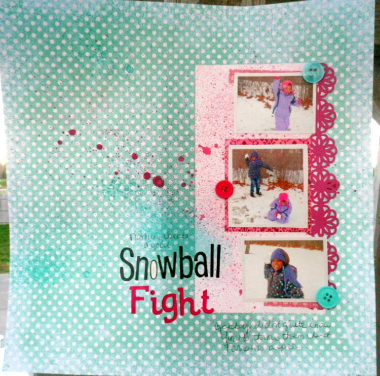 Nothing beats a snowball fight