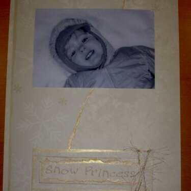 Snow Princess--scrapvivor week 3