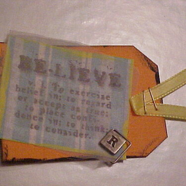 Believe definition tag