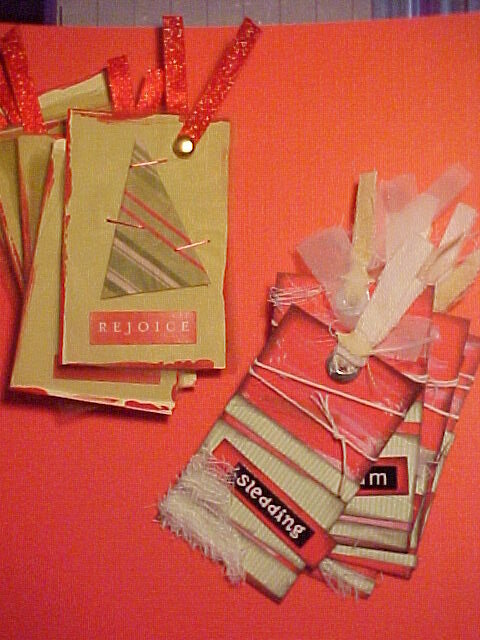 all of my xmas tags!