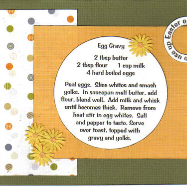 Recipe Card - Egg Gravy