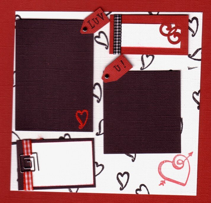 For Jael&#039;s Stamp swap/6x6 page