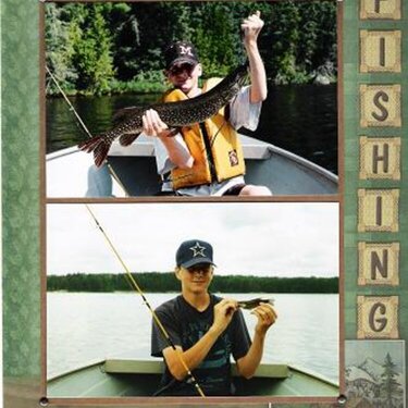 Daniel fishing