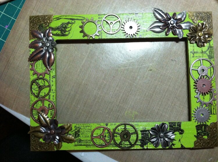 Steampunk Picture Frame