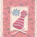 Pink Birthday hat