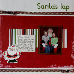 Santa's lap