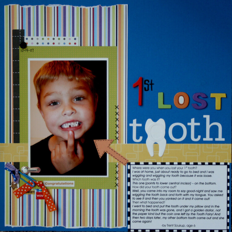 1st lost tooth