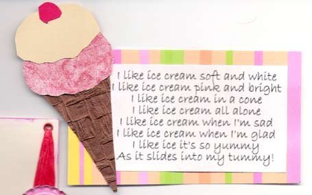 Ice Cream Swap - Matted Poem