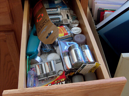 17. a junk drawer