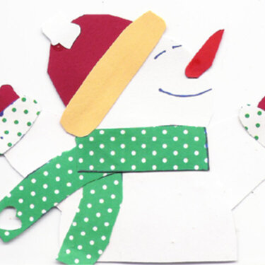 Snowman Paper Piecing