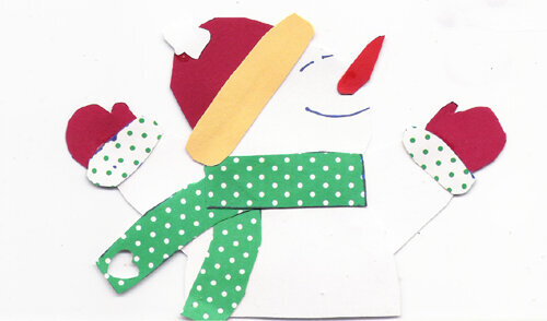 Snowman Paper Piecing