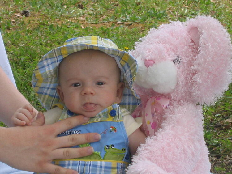 Caleb&#039;s first easter!