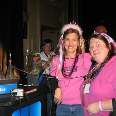 Lori &amp; Kate, at the Oxygen Bar at the &quot;Rave&quot; in AL