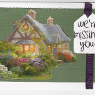missing you card