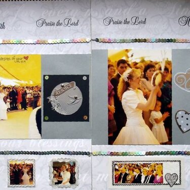 1992 My Wedding Day Double Layout