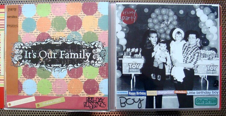 Mini Album 8x8 Family