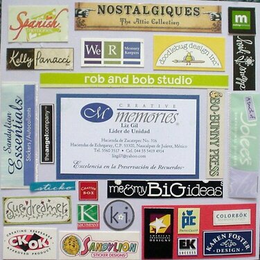 Mis marcas favoritas de Scrapbook