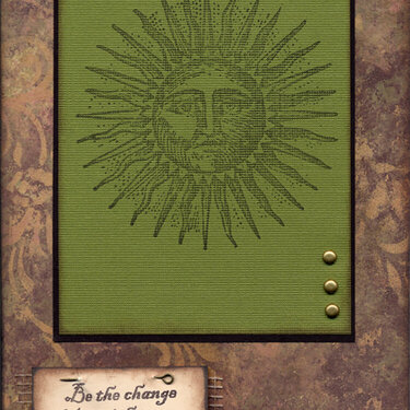 Sun Thank You Card