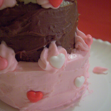 ~Valentine Hearts Cake