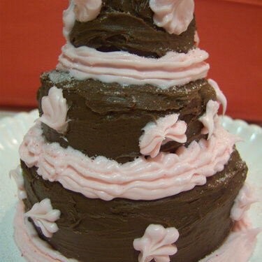 Valentine 3-Tiered Cake