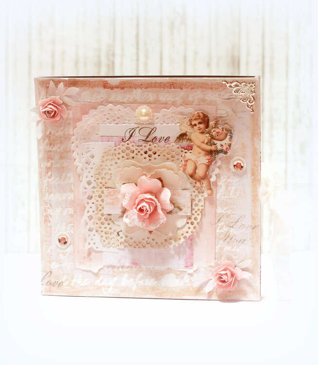 Vintage-Shabby Card-Book