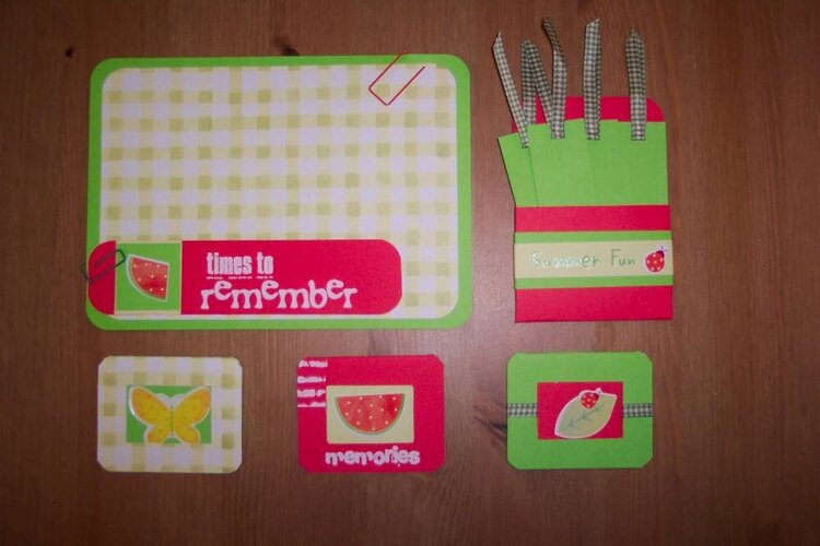 Page Kit Swap - Summer Watermelon