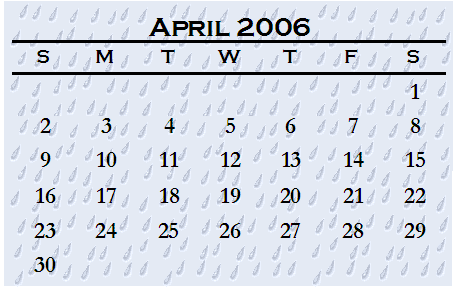 April Calendar Idea #1